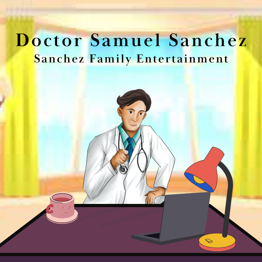Doctor Sanchez at desk